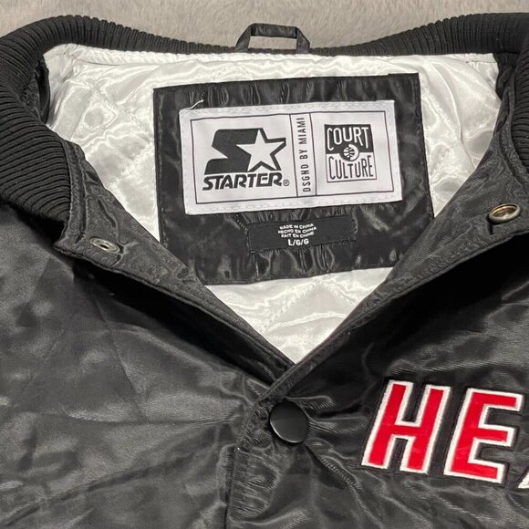 Starter Miami Heat satin jacket size M or L or 2XL - Picture 8 of 8